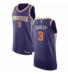 Youth Nike Phoenix Suns 3 Jared Dudley Authentic Purple Road NBA Jersey Icon Edition