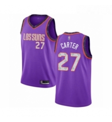 Youth Phoenix Suns 27 Jevon Carter Swingman Purple Basketball Jersey 2018 19 City Edition 