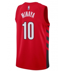 Men Portland Blazer Justin Minaya #10 Red City Edition jersey