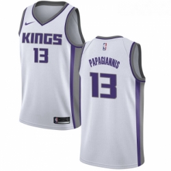 Womens Nike Sacramento Kings 13 Georgios Papagiannis Authentic White NBA Jersey Association Edition