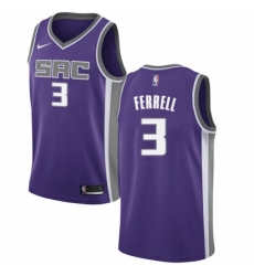 Womens Nike Sacramento Kings 3 Yogi Ferrell Swingman Purple NBA Jersey Icon Edition 