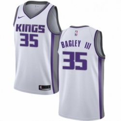 Womens Nike Sacramento Kings 35 Marvin Bagley III Swingman White NBA Jersey Association Edition 