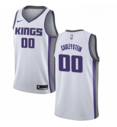 Youth Nike Sacramento Kings 0 Willie Cauley Stein Swingman White NBA Jersey Association Edition 