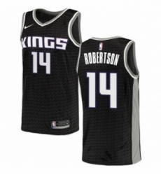 Youth Nike Sacramento Kings 14 Oscar Robertson Authentic Black NBA Jersey Statement Edition