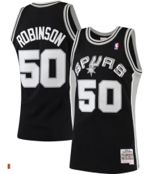 Mitchell & Ness David Robinson San Antonio Spurs Black 1998-99 Hardwood Classics Swingman Jersey