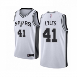 Womens San Antonio Spurs 41 Trey Lyles Swingman White Basketball Jersey Association Edition 