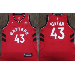 Raptors 43 Pascal Siakam Red Nike Swingman Jersey