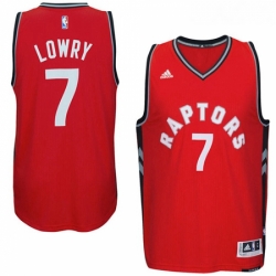 Youth Adidas Toronto Raptors 7 Kyle Lowry Swingman Red NBA Jersey