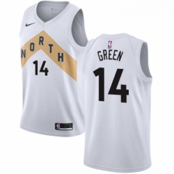 Youth Nike Toronto Raptors 14 Danny Green Swingman White NBA Jersey City Edition 