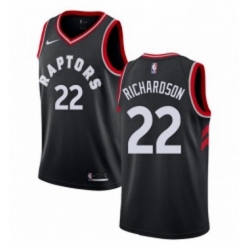 Youth Nike Toronto Raptors 22 Malachi Richardson Swingman Black NBA Jersey Statement Edition 