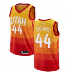 Jazz  44 Bojan Bogdanovic Orange Basketball Swingman City Edition 2019 20 Jersey