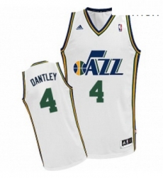 Mens Adidas Utah Jazz 4 Adrian Dantley Swingman White Home NBA Jersey