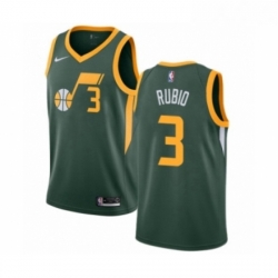 Womens Nike Utah Jazz 3 Ricky Rubio Green Swingman Jersey Earned Edition 