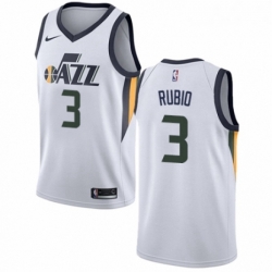 Womens Nike Utah Jazz 3 Ricky Rubio Swingman NBA Jersey Association Edition 