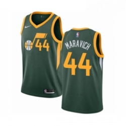 Youth Nike Utah Jazz 44 Pete Maravich Green Swingman Jersey Earned Edition