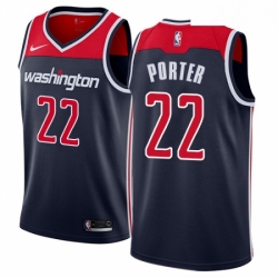 Mens Nike Washington Wizards 22 Otto Porter Swingman Navy Blue NBA Jersey Statement Edition 