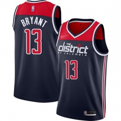 Wizards  13 Thomas Bryant Navy Blue Basketball Swingman Statement Edition 2019 2020 Jersey