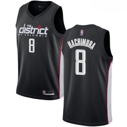 Wizards #8 Rui Hachimura Black Basketball Swingman City Edition 2018 19 Jersey