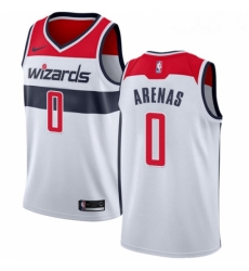 Youth Nike Washington Wizards 0 Gilbert Arenas Swingman White Home NBA Jersey Association Edition