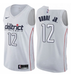 Youth Nike Washington Wizards 12 Kelly Oubre Jr Swingman White NBA Jersey City Edition