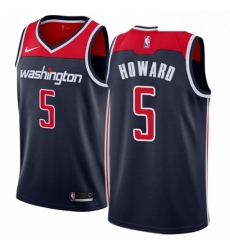 Youth Nike Washington Wizards 5 Juwan Howard Authentic Navy Blue NBA Jersey Statement Edition