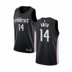 Youth Washington Wizards Ish Smith Swingman Black Basketball Jersey City Edition