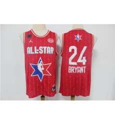 Lakers 24 Kobe Bryant Red 2020 NBA All Star Jordan Brand Swingman Jerseys