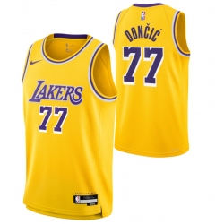 Men Luka Dončić Luka Doncic Angeles Lakers Nike Swingman Jersey Icon Edition Gold