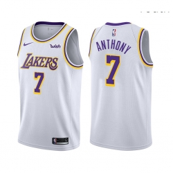 Youth Los Angeles Lakers Carmelo Anthony Association Edition White 2021 Stitched NBA Jersey