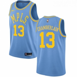 Youth Nike Los Angeles Lakers 13 Wilt Chamberlain Swingman Blue Hardwood Classics NBA Jersey