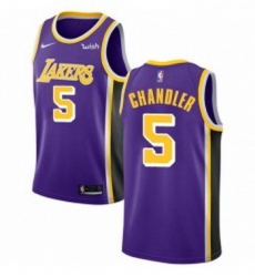 Youth Nike Los Angeles Lakers 5 Tyson Chandler Swingman Purple NBA Jersey Statement Edition 