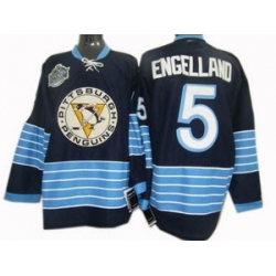 Pittsburgh Penguins 5 Deryk Engelland 2011 Winter Classic Jersey Dark Blue