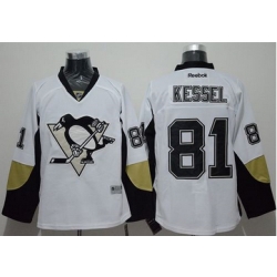 Pittsburgh Penguins #81 Phil Kessel White Away Stitched NHL Jersey