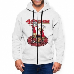 49er Mens Zip Hooded Sweatshirt