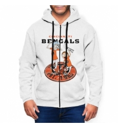 Bengal Mens Zip Hooded Sweatshirt