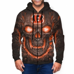 Bengals Mens Zip Hooded Sweatshirt1