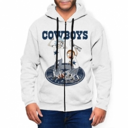 Cowboy Mens Zip Hooded Sweatshirt