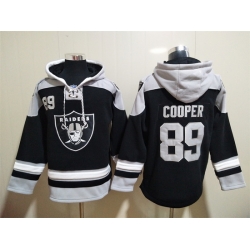 Men Las Vegas Raiders 89 Amari Cooper Stitched Hoodie