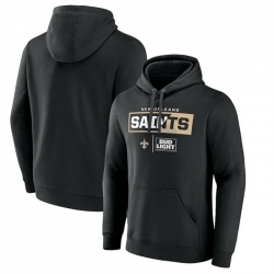 Men New Orleans Saints Black X Bud Light Pullover Hoodie