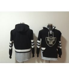 NFL Men Las Vegas Raiders Blank Stitched Hoodie