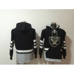 NFL Men Las Vegas Raiders Blank Stitched Hoodie