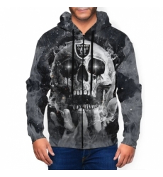 Raiders Mens Zip Hooded Sweatshirt