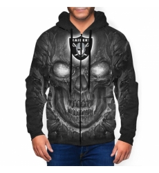 Raiders Mens Zip Hooded Sweatshirt1