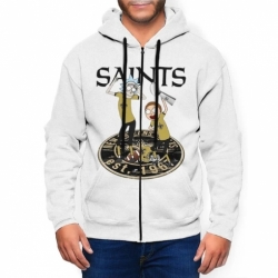 Saint Mens Zip Hooded Sweatshirt