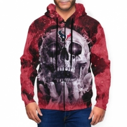 Texans Mens Zip Hooded Sweatshirt