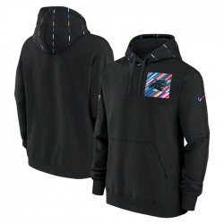 Men Carolina Panthers Black 2023 Crucial Catch Club Pullover Hoodie