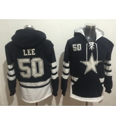 Men Nike Dallas Cowboys DSean Lee 50 NFL Winter Thick Hoodie