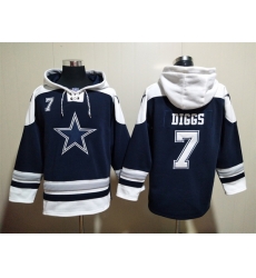 NFL Men Dallas Cowboys 7 Trevon Diggs Stitched Hoodie II