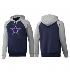 NFL Mens Nike Dallas Cowboys Logo Pullover Hoodie BlueGrey