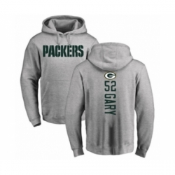 Football Green Bay Packers 52 Rashan Gary Ash Backer Hoodie